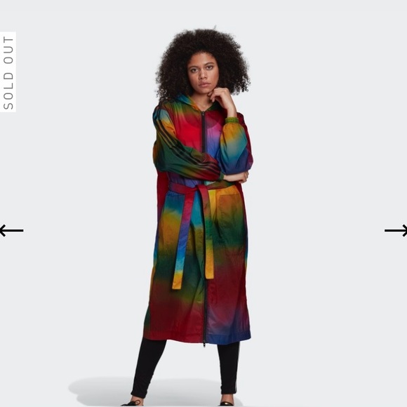 Multicolor Paolina  Russo Coat by Adidas - Picture 5 of 10